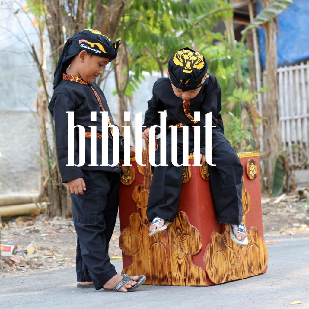 Blangkon Iket Kujang Siliwangi Anak - Ikat Bendo Blangkon Siliwangi