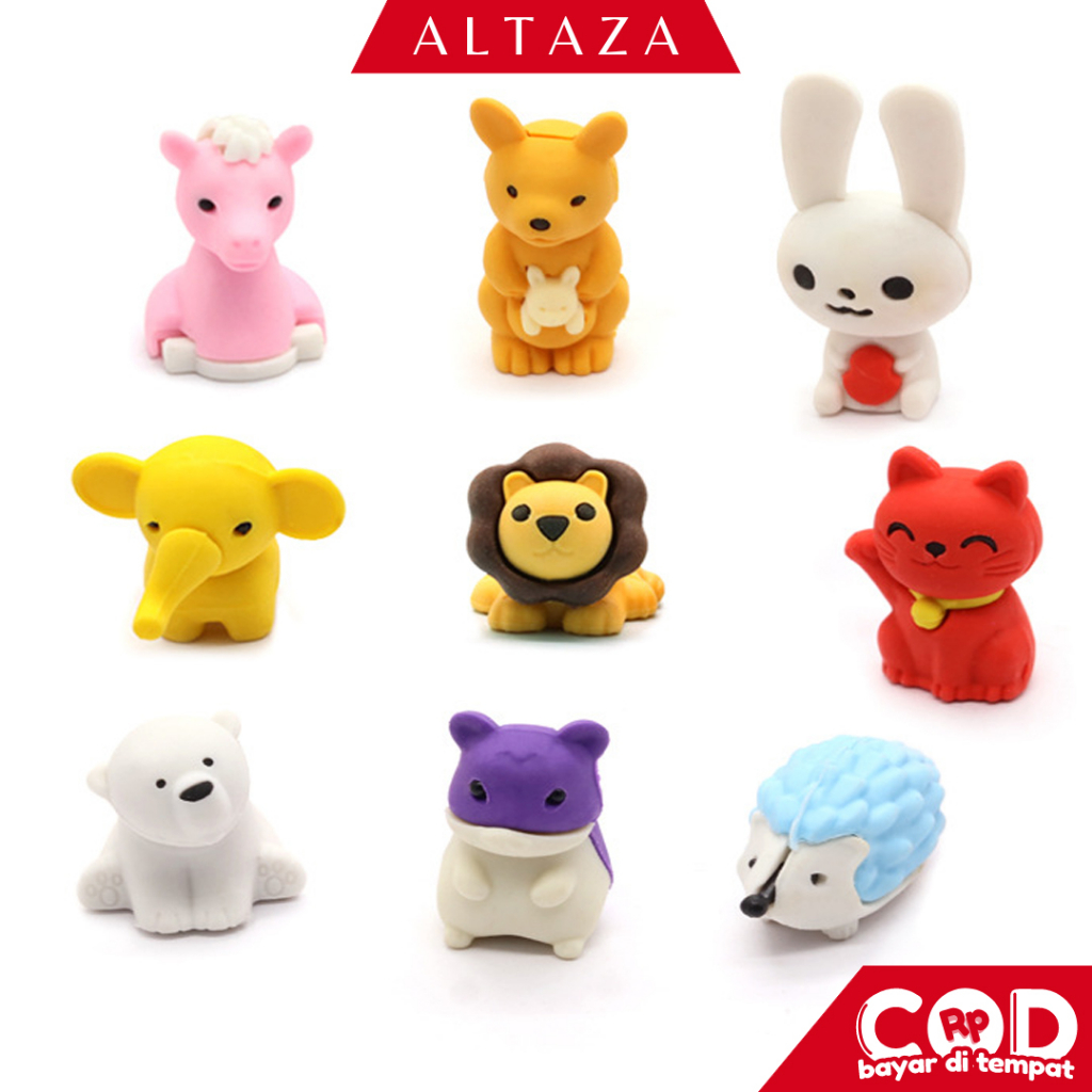 

ALTAZA COD Penghapus Motif Binatang Lucu Keren / Eraser Karakter STY34