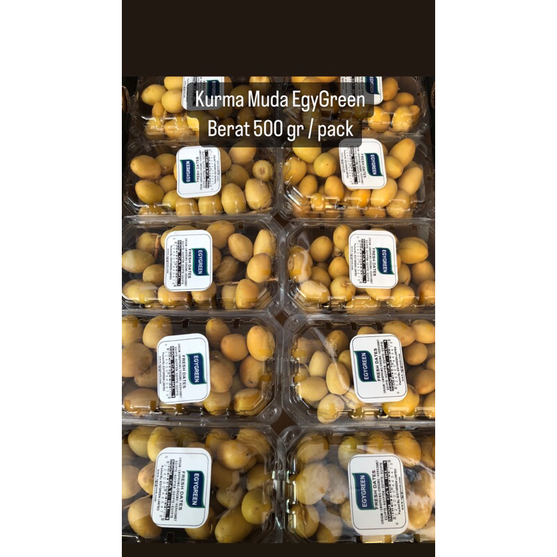 

Kurma Muda EgyGreen 500 gram / pack