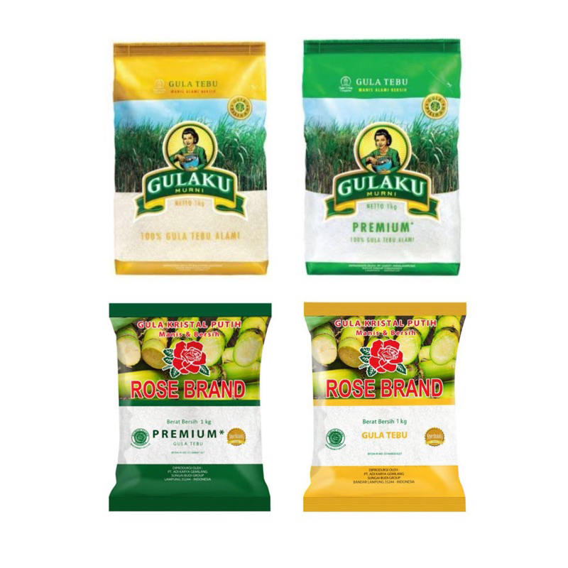

GULAKU HIJAU / GULAKU KUNING / GULA TEBU PREMIUM 1KG