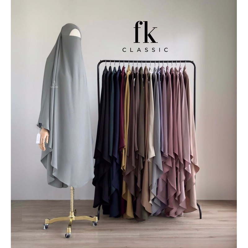 Khimar Bandana Akusabira/ Fk Classic/ Fk Bandana/Preloved gamis