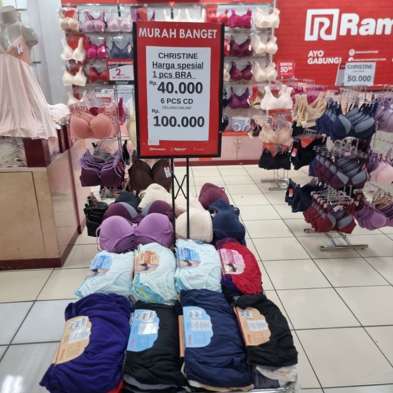 120rb 6pcs Celana Dalam Wanita Christine Ramayana Sadang Purwakarta