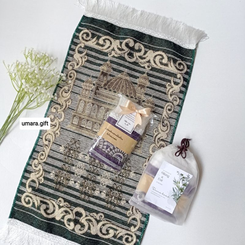 Souvenir nikah pernikahan Sajadah murah