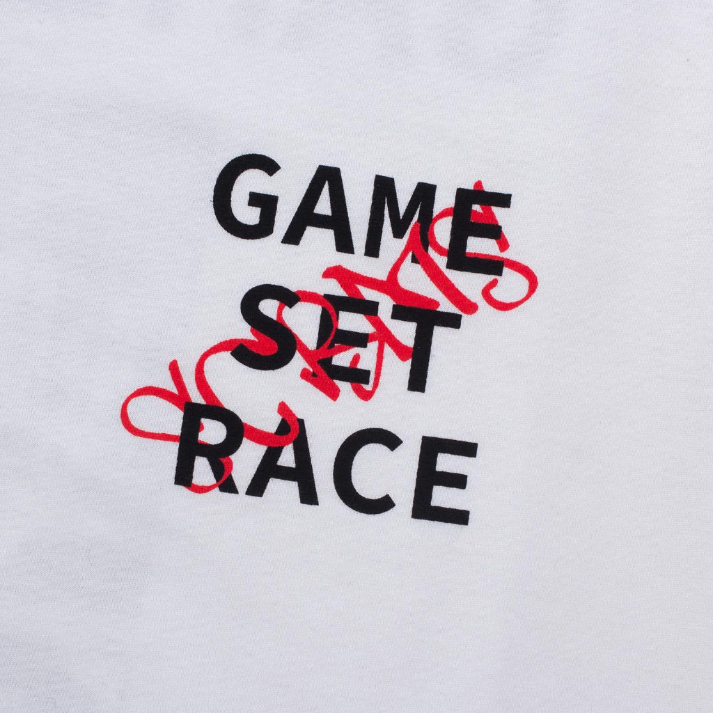 Screamous Kaos GAMESOME T-Shirt RACEAWAY WHITE