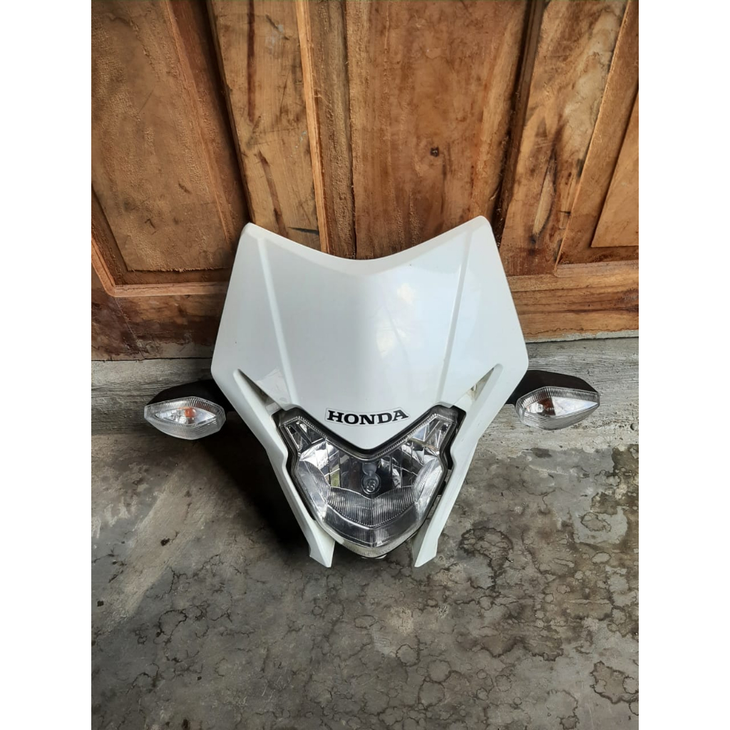 Headlamp CRF 150 L Original Lampu Depan CRF Ori Copotan Motor warna Putih