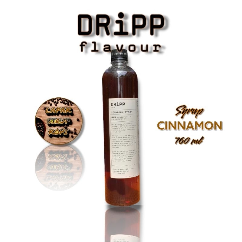 

Dripp - Cinnamon syrup 760ml - sirup minuman rasa kayu manis