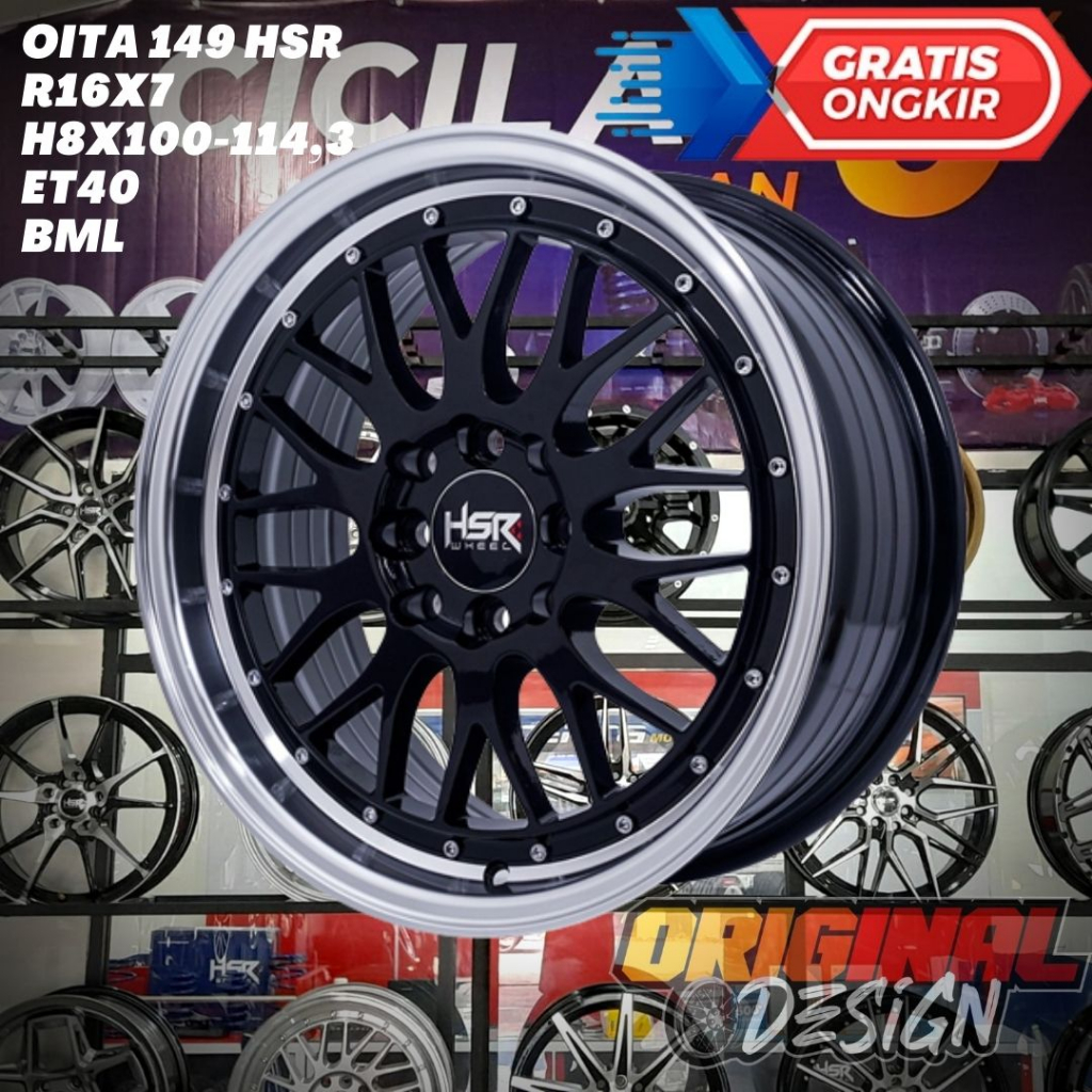 Velg Mobil Ring 16 HSR OITA R16 AVANZA , XENIA , YARIS , SIRION , BRIO