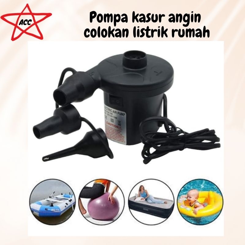 POMPA ANGIN LISTRIK / POMPA KASUR ANGIN ELEKTRIK / POMPA UDARA / POMPA COLOKAN RUMAH / POMPA ANGIN E