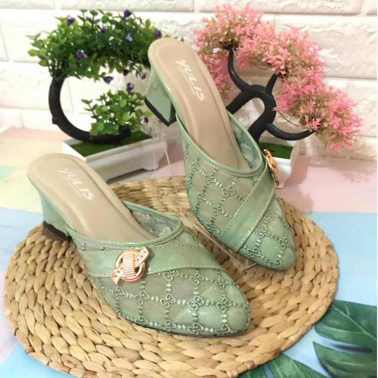 sandal heels wanita hak tahu 5cm