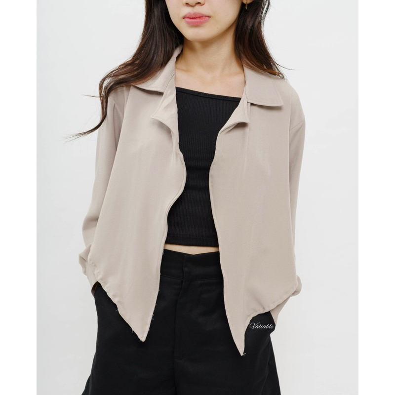 Mika Asymmetric Blazer Valiable