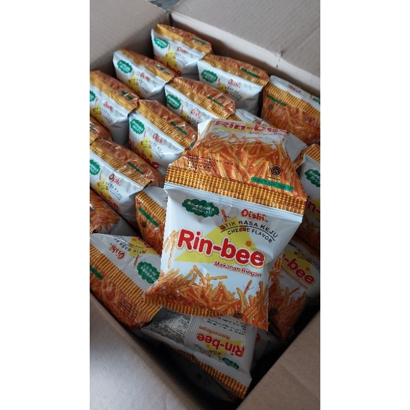 

Oishi Rin-bee STIK RASA KEJU 1000 renteng isi 10pcs