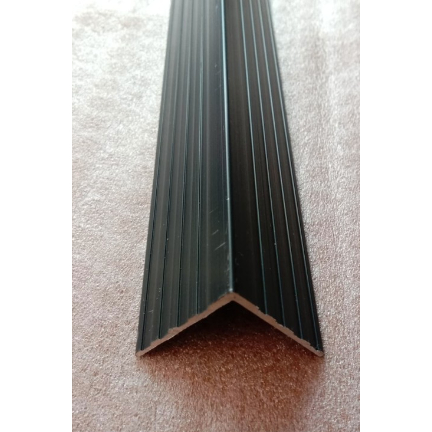 LIST L Almunium Hardcase warna HITAM bahan TEBAL COATING