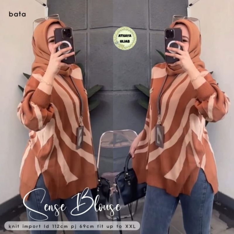 ATASAN WANITA SENSE BLOUSE BY ATHAYA