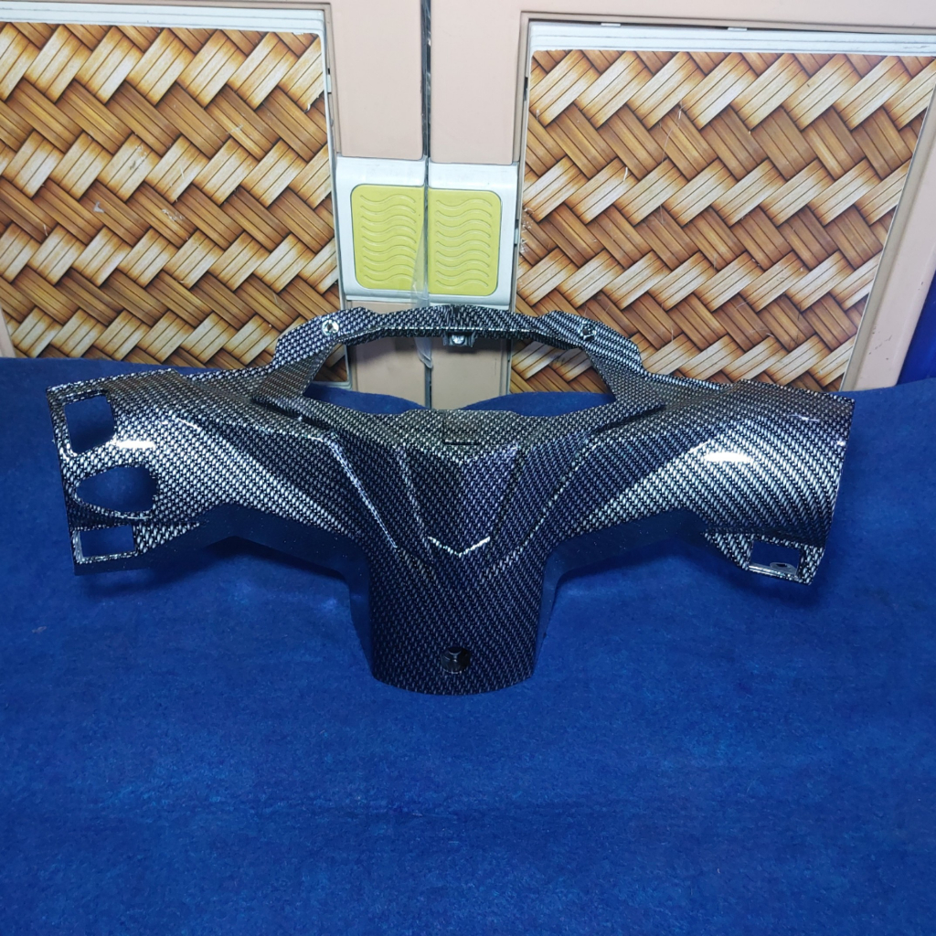 cover handle cover lampu belakang batok belakang honda supra 150 gtr ori karbon