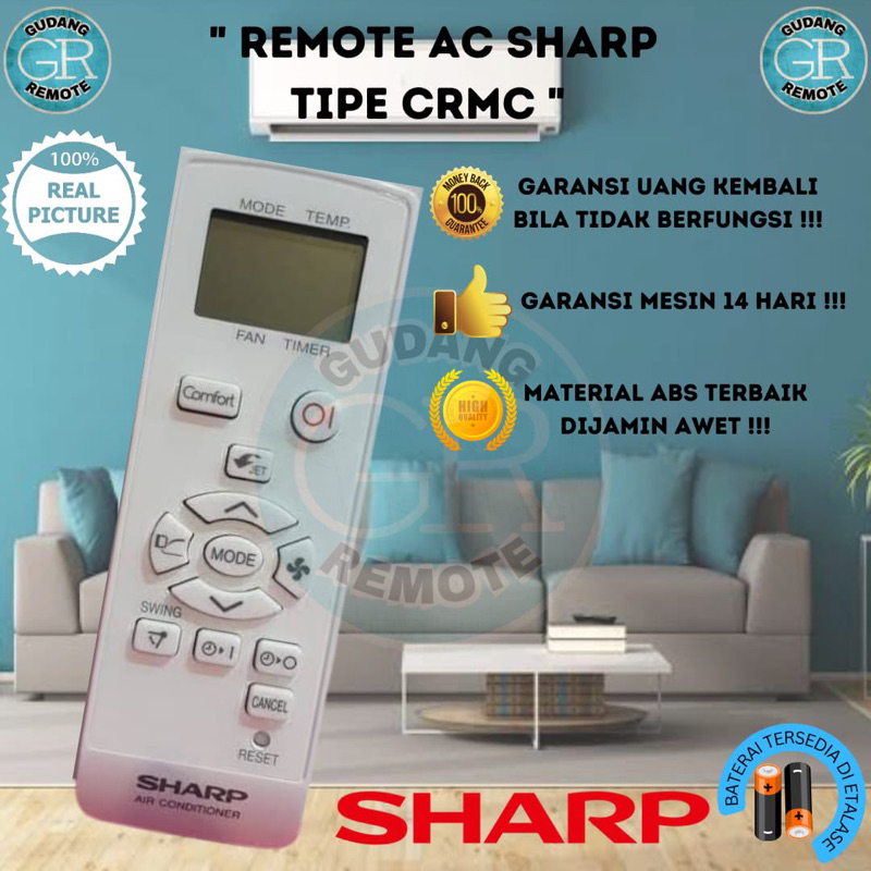 REMOTE AC SHARP CRMC SERIES