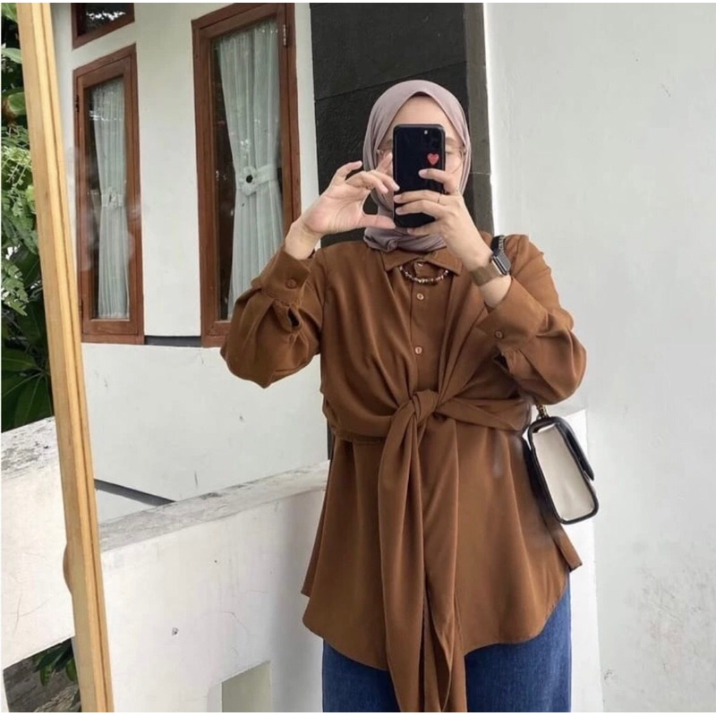 MEGAN TOP BLOUSE - BLOUSE WANITA