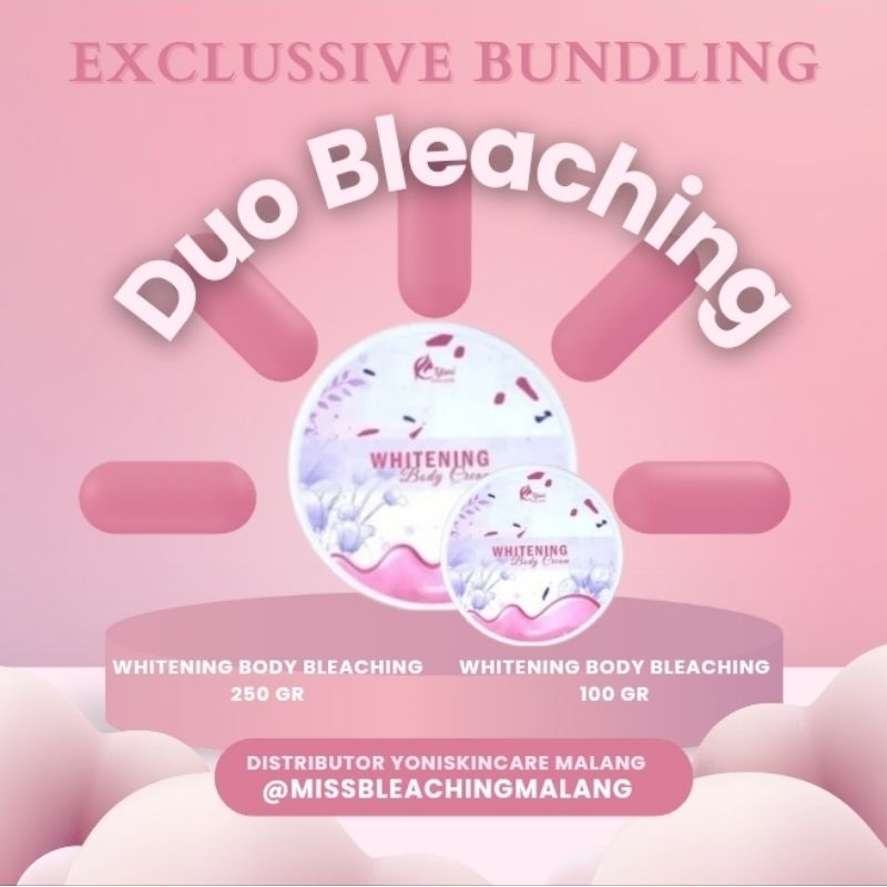 PAKET EXCLUSIVE BUNDLING DUO BLEACHING YONISKINCARE