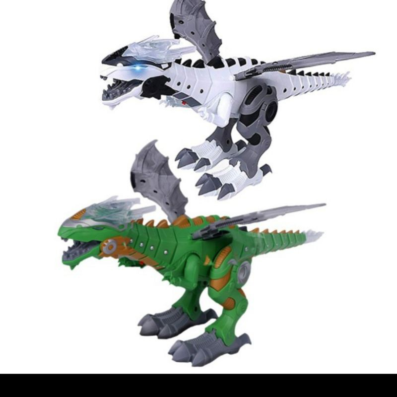 Mainan Robot Dinosaurus SPRAY DINOSAUR 6818 / Mainan Robot Dino Naga Asap / Dinosaurus Naga Keluar A