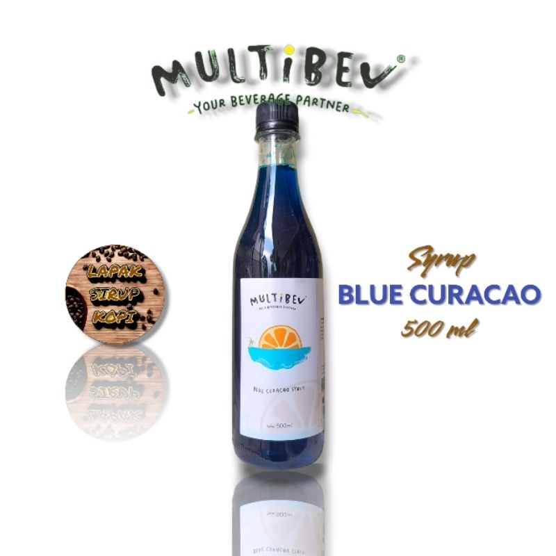 

Multibev - Blue curacao syrup multibev 500ml - sirup minuman rasa blue curacao