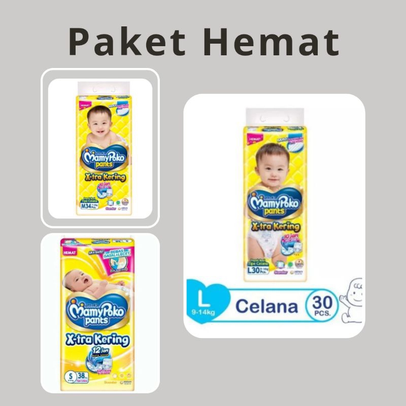 POPOK MamyPoko Pants EXTRAKERING Size (S-L)