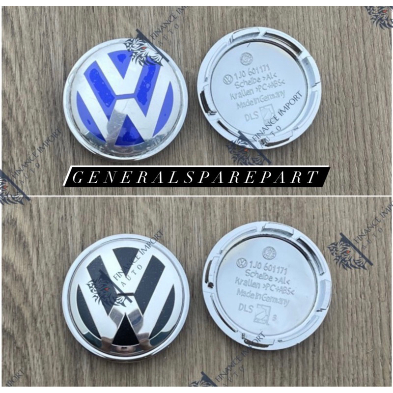Dop roda tengah tutup velg VW VolksWagen 65mm Dop Roda Wheel Cap VW