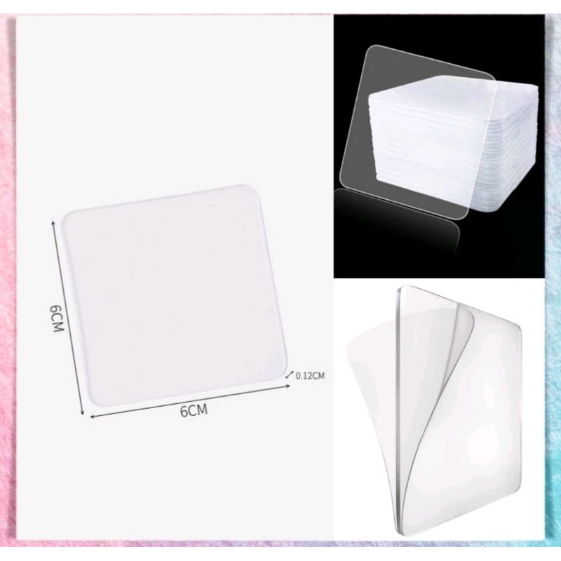 Double tape nano tape kotak double tip dinding kuat double side tape magic transparan