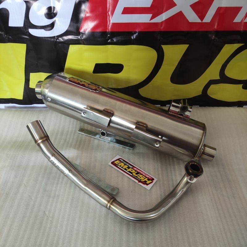 KNALPOT STANDAR RACING EMPUSH EXHAUST VARIO 125 150 LED OLD NEW