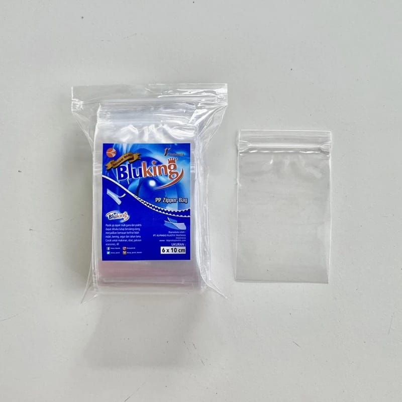 ZIPLOCK PLASTIK KLIP 6X10 ISI 100 LEMBAR / PLASTIK KLIP BLUKING 6X10 / PLASTIK CLIP ZIPPER 6x10