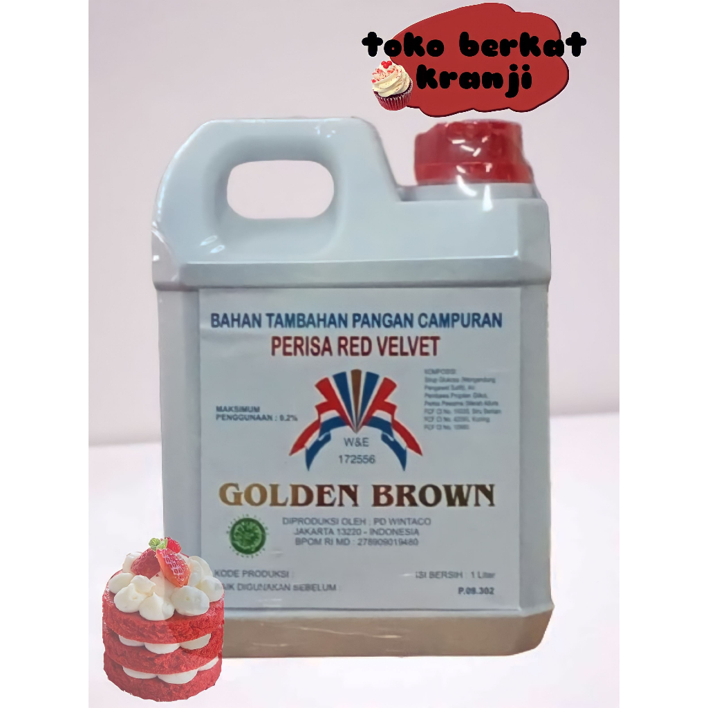 

Golden brown red velvet 1kg/pcs