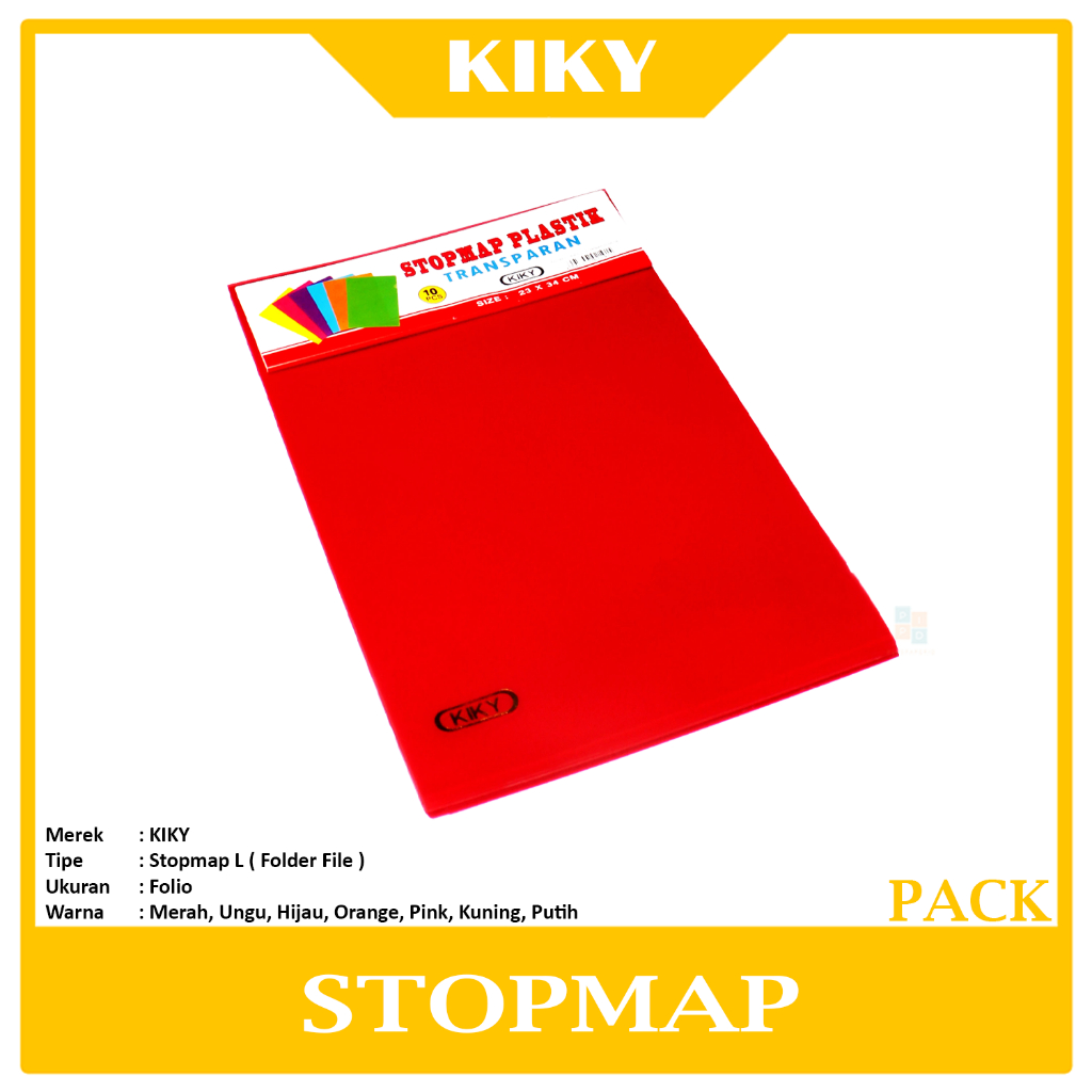 

KIKY - Stopmap L Folio Warna - Pack
