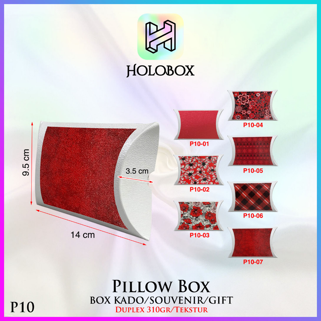

Pillow box - Kotak souvenir - Gift box ulang tahun anak unik P10