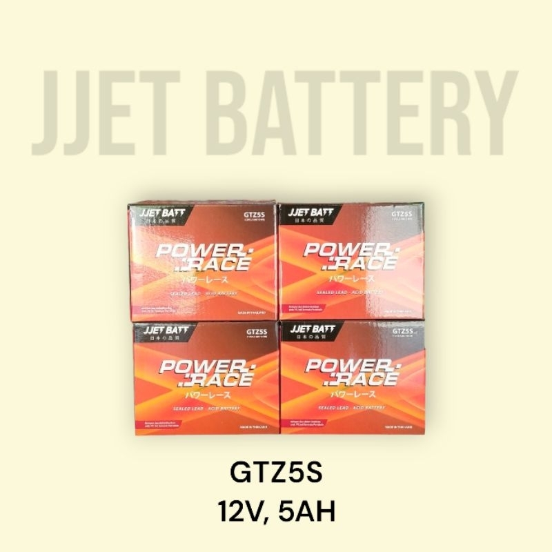 Aki Motor Beat fi, karbu, cw, esp, cbs JJET GTZ5S / Aki kering 5AH