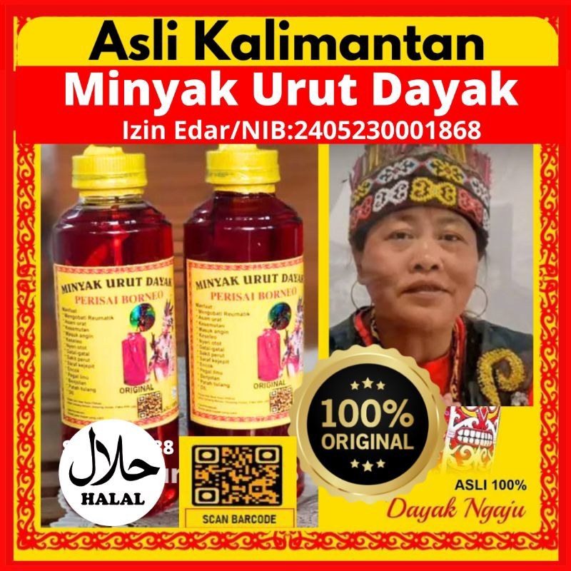 MINYAK MERAH Minyak Urut Ibu Ida Dayak Minyak Urut Dayak Kalimantan Asli