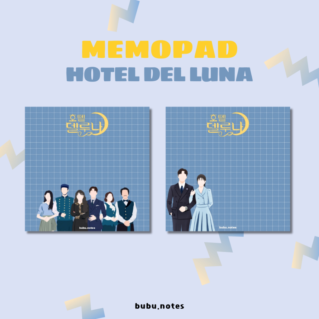 

HOTEL DEL LUNA - Memopad Kdrama Korean Drama Sticky Note Post it Memo Pad Notes Paper Study Stationary