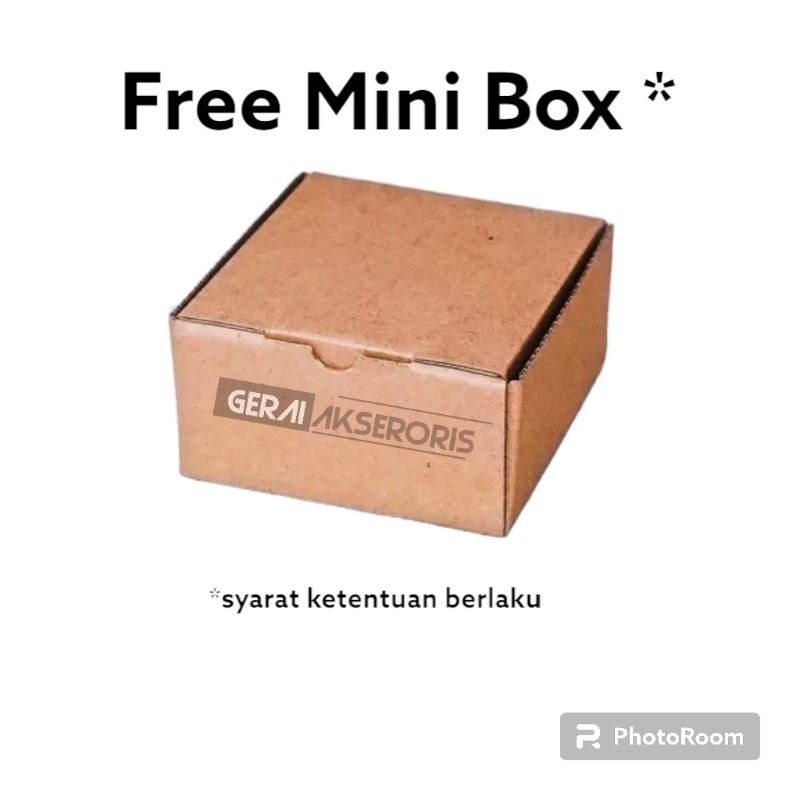 

gratis Mini Box untuk Packaging