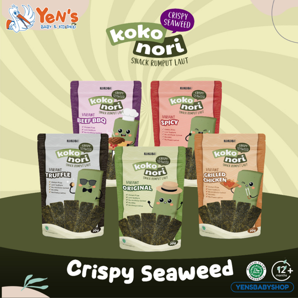 

KOKOBI Koko Nori Crispy Seaweed Snack 20gr