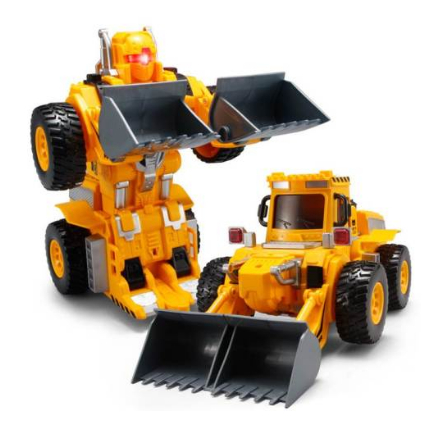 Mainan Anak Mobil Traktor Remot Kontrol Berubah jadi Robot