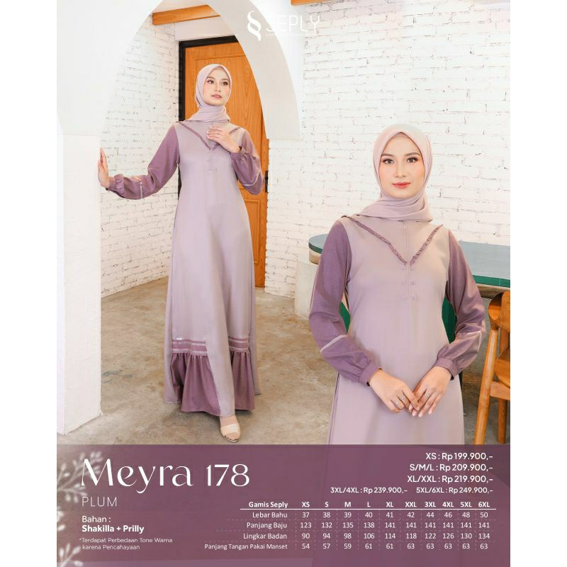 Seply Gamis Dewasa Daily Meyra 178 Green Busana Muslim Wanita