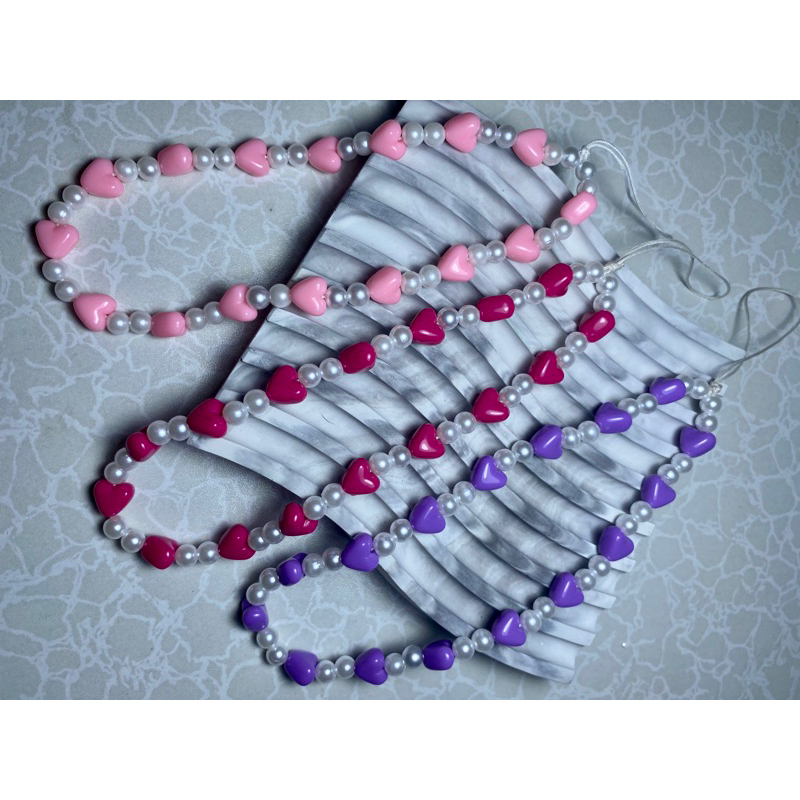 gantungan hp manik love Korean stlye