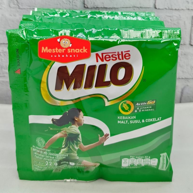 

Susu Milo Renceng 22 gram (1 renceng isi 10 pcs)