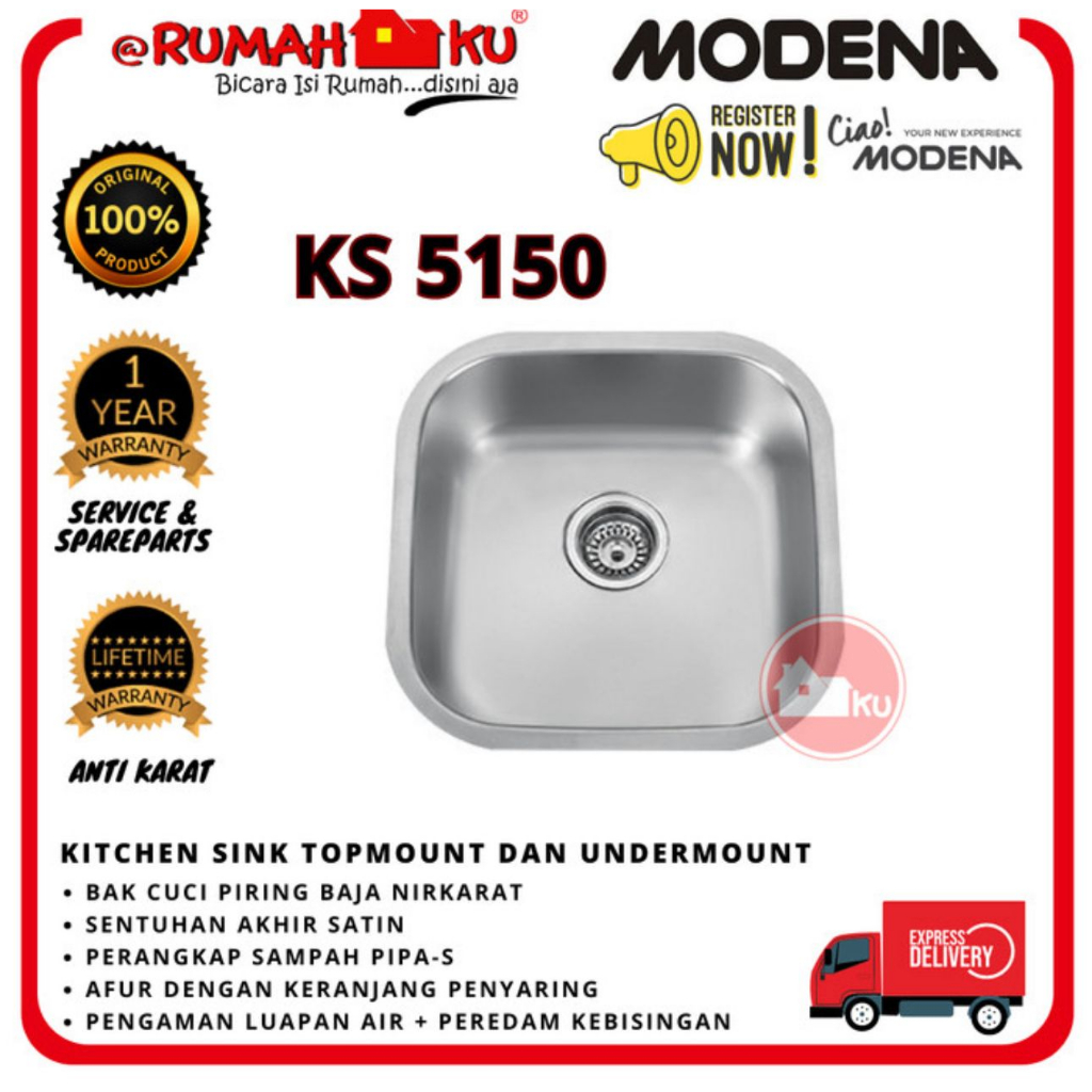 MODENA KITCHEN SINK LESINA - KS 5150