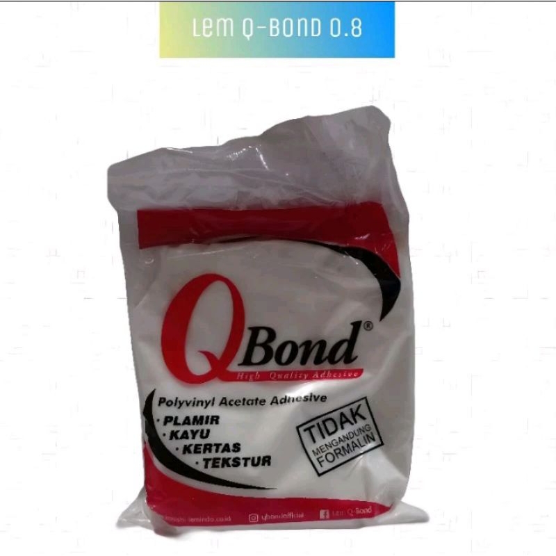 

( 750gr ) Lem Putih Q Bond | Polyvinyl Acetate Adhesive |