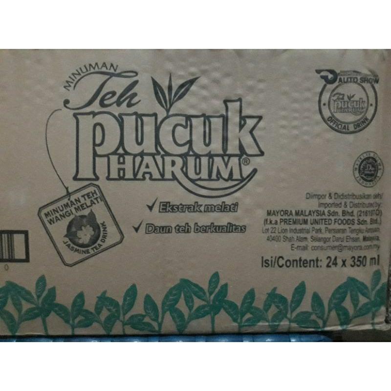 

Teh Pucuk Harum 350 ml Kartonan Isi 24 pcs