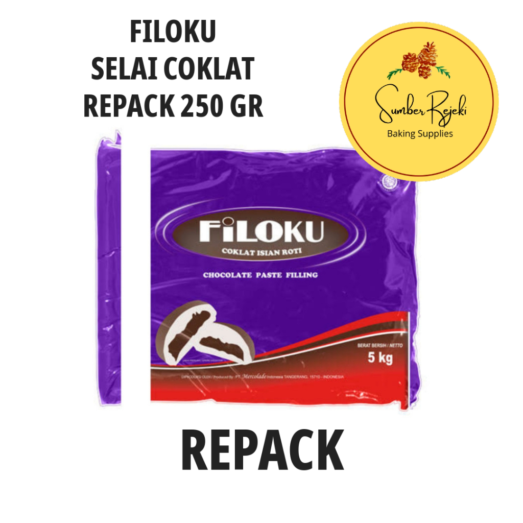 

Filoku Selai Coklat Murah Chocolate Pasta Coklat Filling Seperti Selai Coklat Collins 250 Gr / 250gr
