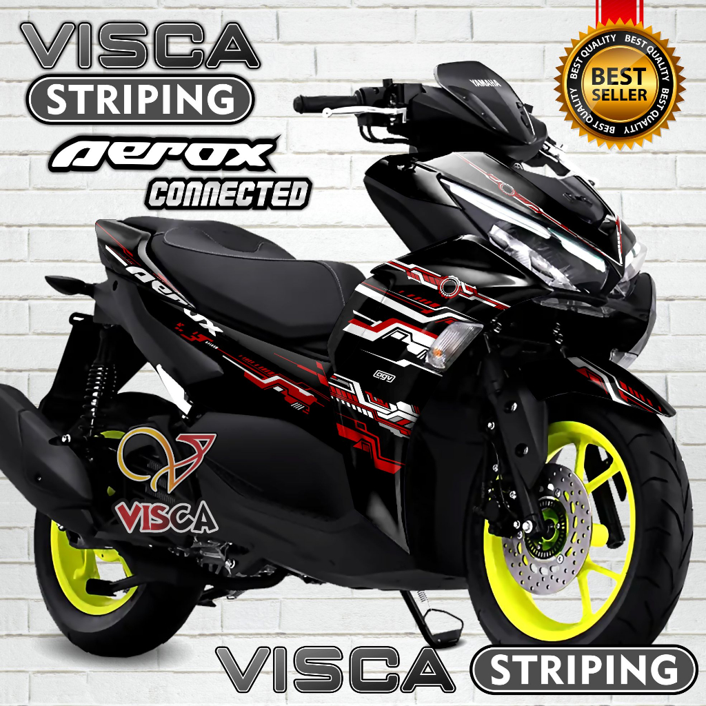 Decal Aerox 155 Connected 2021 2022 Full Body - Stiker Aerox 155 Connected 2021 2022 Keren - Decal A