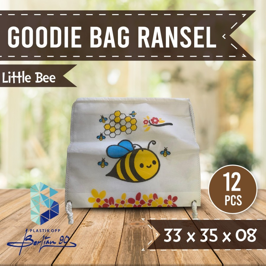 

Goodie Bag Ta Spunbond Ransel Serut Uk 33x35cm Motif