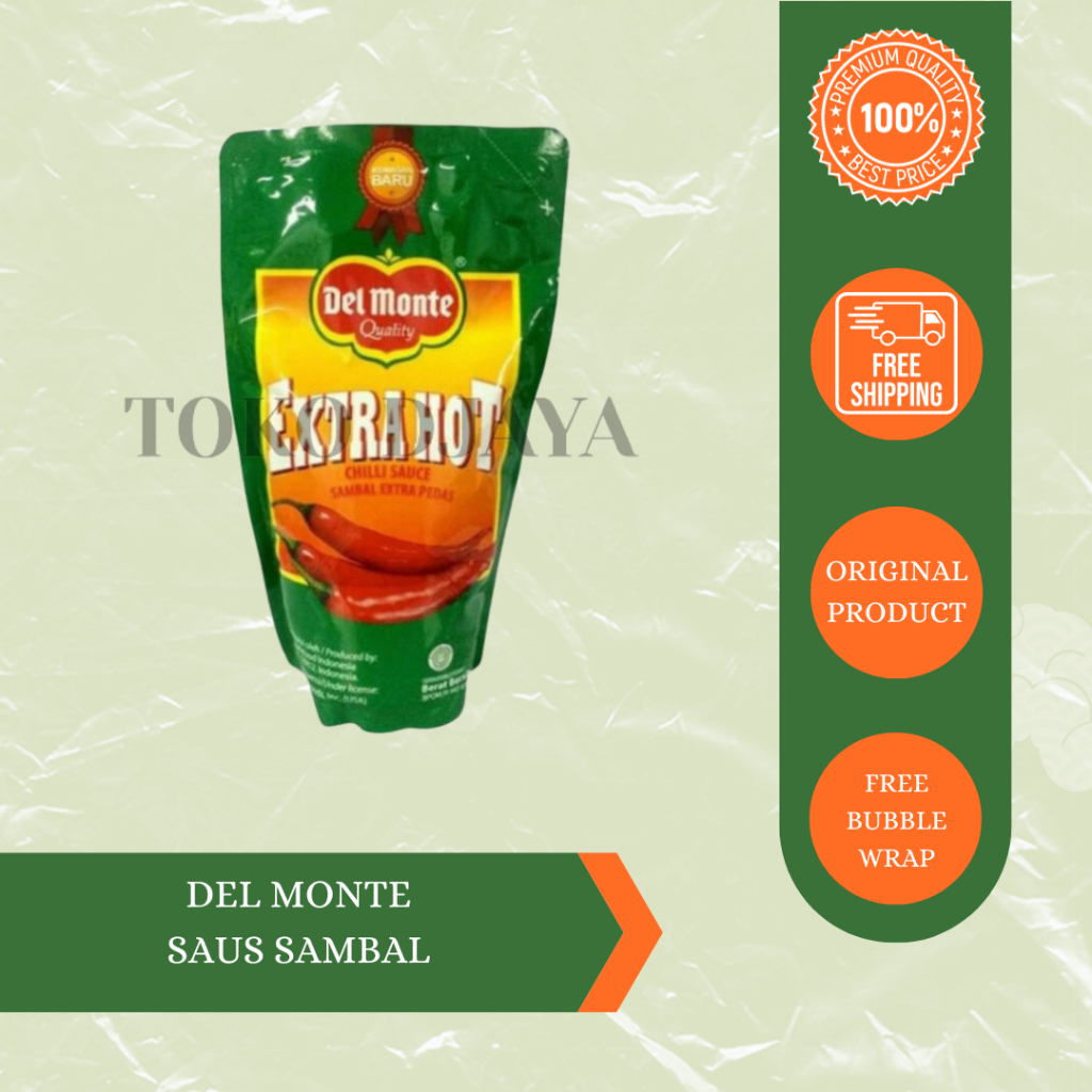 

Delmonte Extra Hot Chili Sauce Saus Saos Sambal Ekstra Pedas 1kg