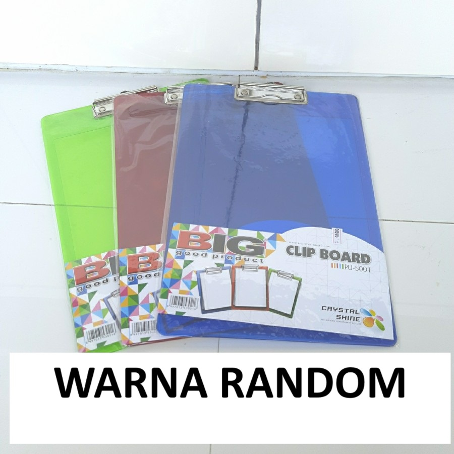 

Papan Jalan Folio BIG PU-5001 Ujian Mika Transparan - 1 Buah