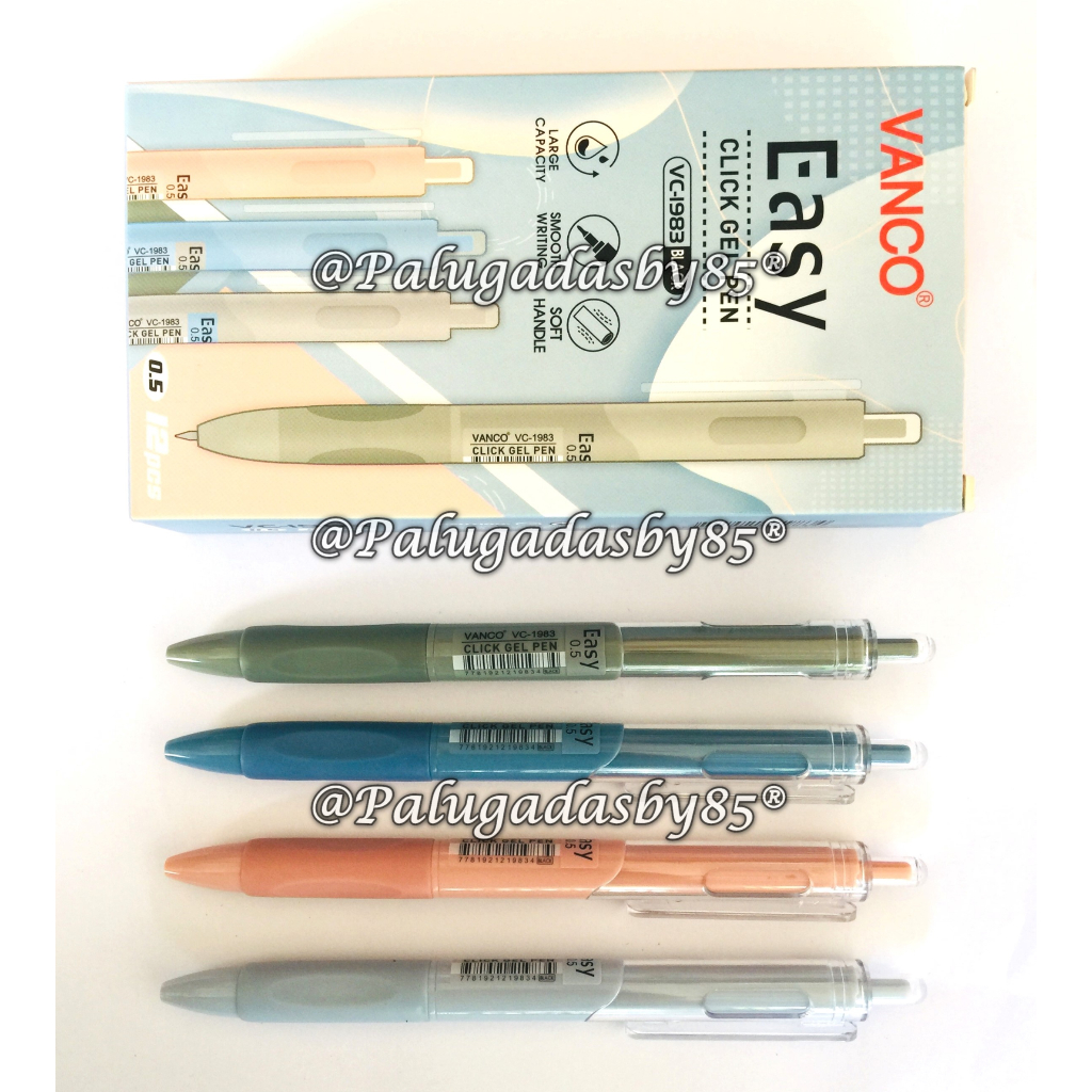 

(1 Biji) Pulpen VANCO VC-1983 Easy Click 0.5 Gel Pen Hitam / Bolpen VANCO VC-1983 / Gel Pen Vanco VC-1983 Vanco VC1983 VC 1983