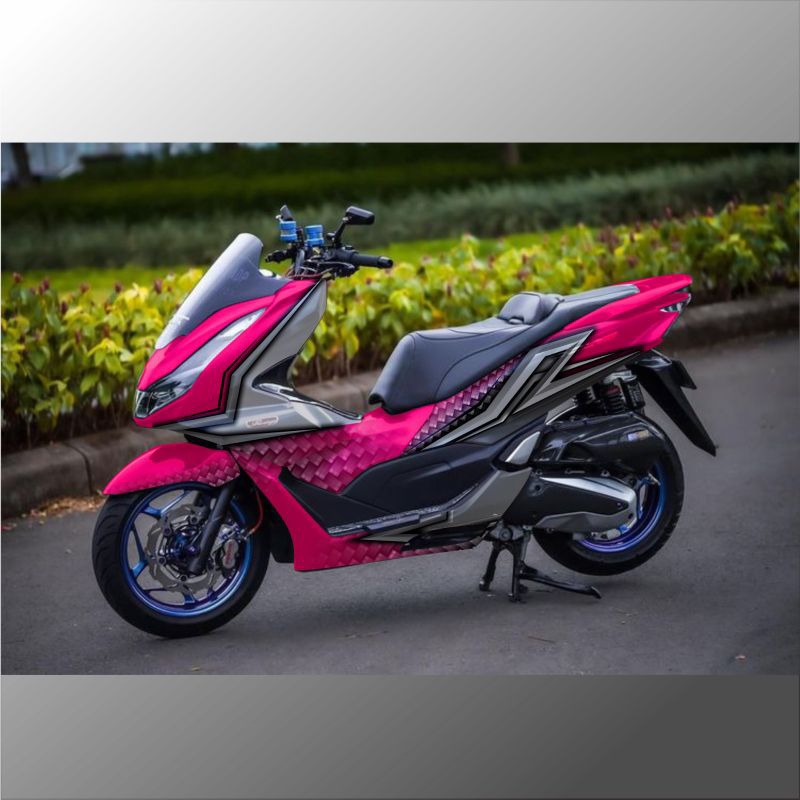 sticker decal full body honda pcx 160/150 decal full blok honda pcx